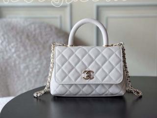 AS2215-6 シャネル バッグ スーパーコピー CHANEL トップハンドル ミニ フラップ バッグ グレインドカーフスキン レディース ショルダーバッグ