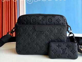 M26713 ルイヴィトン モノグラム･シャドウ バッグ コピー ｢LOUIS VUITTON｣ 25新作 トリオ･メッセンジャー メンズ ショルダーバッグ