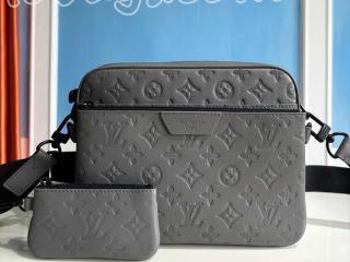 M27185 ルイヴィトン モノグラム・シャドウ バッグ スーパーコピー 「LOUIS VUITTON」 25新作 トリオ・メッセンジャー メンズ ショルダーバッグ