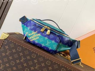 M25783 ルイヴィトン モノグラム・ヘリテージ バッグ コピー 「LOUIS VUITTON」 25新作 ラッシュ・バムバッグ メンズ ボディバッグ