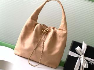 AS5967-3 シャネル バッグ スーパーコピー CHANEL 25/26年 クルーズ コレクション ショー カーフスキン ラージ ホーボー バッグ AS5976