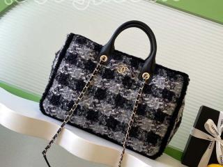 AS5689-1 シャネル バッグ スーパーコピー CHANEL 25/26年 ココ ネージュ コレクション ショッピング バッグ レディース トートバッグ AS5688