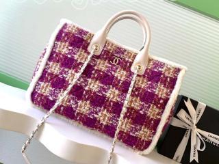 AS5689-3 シャネル バッグ スーパーコピー CHANEL 25/26年 ココ ネージュ コレクション ショッピング バッグ レディース トートバッグ AS5688