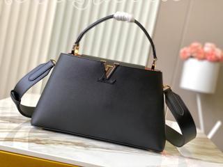 M14370 ルイヴィトン バッグ スーパーコピー ｢LOUIS VUITTON｣ 25新作 カプシーヌ スープル MM レディース ショルダーバッグ ブラック