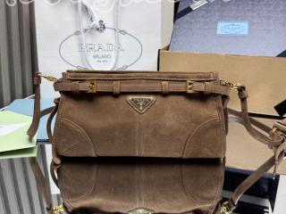 1BH215-02 プラダ バッグ コピー 25新作 PRADA Bonnie ボニー スモール スエード ショルダーバッグ