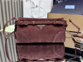 1BH215-03 プラダ バッグ スーパーコピー 25新作 PRADA Bonnie ボニー スモール スエード ショルダーバッグ