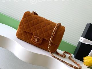 AS5989-B22723-U5319 シャネル バッグ コピー CHANEL 25/26年 クルーズ コレクション ショー スエード カーフスキン & ラムスキン ミニ フラップ バッグ