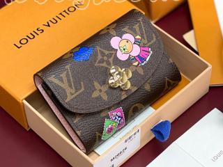 M26626 ルイヴィトン モノグラム 財布 コピー ｢LOUIS VUITTON｣ 25新作 ポルトモネ･ロザリ レディース 二つ折り財布