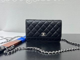 AP4241-1 シャネル バッグ コピー CHANEL クラシック チェーンウォレット ラムスキン レディース ショルダーバッグ