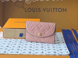 M29450 ルイヴィトン モノグラム・アンプラント 財布 コピー ｢LOUIS VUITTON｣ 26新作 ポルトモネ･ロザリ 二つ折り財布 コンフェッティピンク