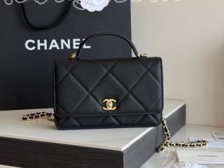 AP4931-09 シャネル バッグ スーパーコピー CHANEL 26新作 チェーンウォレット グレインドカーフスキン ショルダーバッグ