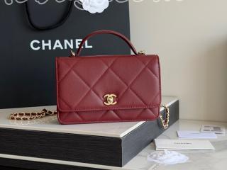 AP4931-13 シャネル バッグ スーパーコピー CHANEL 26新作 チェーンウォレット グレインドカーフスキン ショルダーバッグ