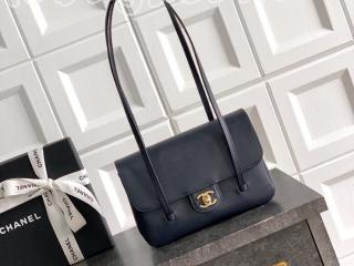 AS6130-1 シャネル バッグ スーパーコピー CHANEL 26年春夏 スモール フラップ バッグ シャイニー グレインド カーフスキン ショルダーバッグ