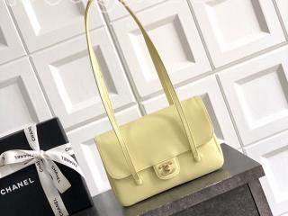 AS6130-5 シャネル バッグ スーパーコピー CHANEL 26年春夏 スモール フラップ バッグ シャイニー グレインド カーフスキン ショルダーバッグ