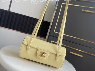 AS6143-2 シャネル バッグ スーパーコピー CHANEL 26年春夏 プレコレクション スモール ボーリング バッグ シャイニー グレインド カーフスキン ショルダーバッグ