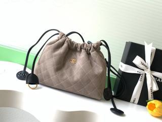 AP5227-6 シャネル バッグ コピー CHANEL 26年春夏 ストラップ クラッチ バッグ スエード カーフスキン & ラムスキン ショルダーバッグ