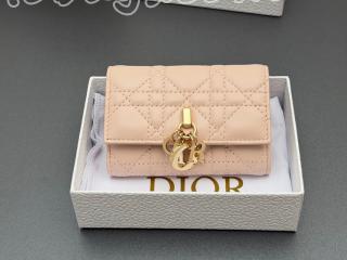 S0966-2 ディオール 財布 コピー DIOR マイディオール グリシン ウォレット カンナージュラムスキン レディース 二つ折り財布