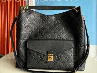 M27189 ルイヴィトン モノグラム・アンプラント バッグ スーパーコピー ｢LOUIS VUITTON｣ 26新作 ホーボー メティス バッグ ショルダーバッグ ブラック