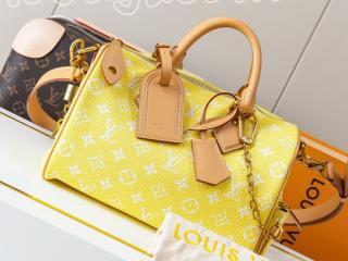 M13902 ルイヴィトン モノグラム・パターン バッグ コピー ｢LOUIS VUITTON｣ 26新作 スピーディ P9 バンドリエール 25 ショルダーバッグ Lemonade Yellow