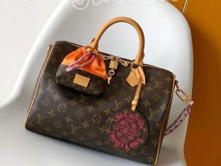 M27512 ルイヴィトン モノグラム・オレンジ バッグ スーパーコピー ｢LOUIS VUITTON｣ 26新作 スピーディ･ソフト 30 ショルダーバッグ