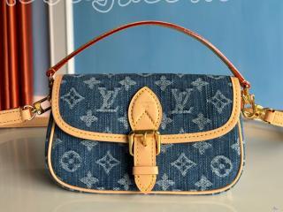 M27700 ルイヴィトン モノグラム・デニム バッグ コピー ｢LOUIS VUITTON｣ 26新作 ナノ･ディアヌ レディース ショルダーバッグ