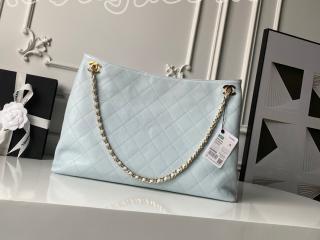 AS6241-2 シャネル バッグ コピー CHANEL 2026年春夏 ショッピング バッグ ラムスキン レディース ショルダーバッグ