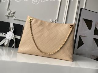 AS6241-4 シャネル バッグ コピー CHANEL 2026年春夏 ショッピング バッグ ラムスキン レディース ショルダーバッグ