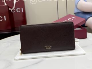867318 AAGE0 2007 グッチ 長財布 コピー GUCCI 26新作 〔リラ〕ジップアラウンドウォレット ラウンドファスナー財布 バリエーション ブラック レザー