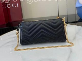 847589-1 グッチ バッグ スーパーコピー GUCCI 26新作 〔GGマーモント〕スモール ショルダーバッグ シェブロン キルティング レザー