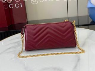 847589-2 グッチ バッグ コピー GUCCI 26新作 〔GGマーモント〕スモール ショルダーバッグ シェブロン キルティング レザー