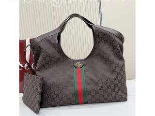 853971 FAF3Y 2155 グッチ バッグ スーパーコピー GUCCI 26新作 〔グッチ ジリオ〕ラージ トートバッグ バリエーション ダークブラウン GGキャンバス