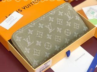 M28297 ルイヴィトン モノグラム・デニム 長財布 スーパーコピー ｢LOUIS VUITTON｣ 26新作 ジッピー･ウォレット ラウンドファスナー財布