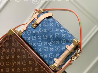 M27450 ルイヴィトン モノグラム・デニム バッグ コピー ｢LOUIS VUITTON｣ 26新作 サイドトランク MM レディース ショルダーバッグ
