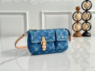 M27602 ルイヴィトン モノグラム・デニム バッグ コピー ｢LOUIS VUITTON｣ 26新作 ポシェット･アクセソワール カーゴ レディース ショルダーバッグ