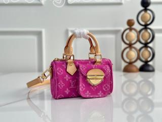 M27603 ルイヴィトン モノグラム・デニム バッグ スーパーコピー ｢LOUIS VUITTON｣ 26新作 ナノ･スピーディ レディース ショルダーバッグ