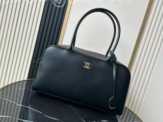 AS6211-B23874-94305 シャネル バッグ スーパーコピー CHANEL 2026年春夏 ラージ ボーリング バッグ カーフスキン ハンドバッグ