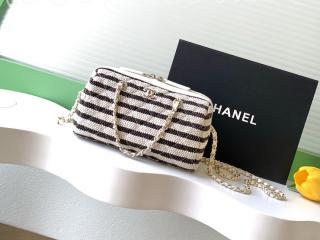 AP4986-3 シャネル バッグ スーパーコピー CHANEL 25/26年 クルーズ コレクション ショー チェーン クラッチ バッグ プリント ファブリック ショルダーバッグ