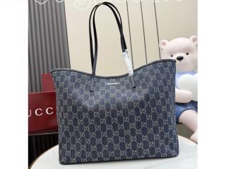 874745 FAF8V 4042 グッチ バッグ コピー GUCCI 26新作 グッチ トライベッカ ラージ トートバッグ GGデニム ショルダーバッグ